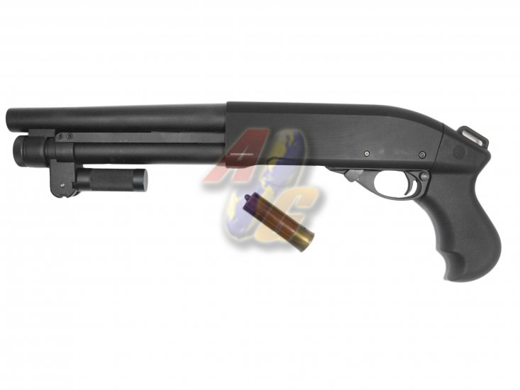 --Out of Stock--Golden Eagle M870 AOW Gas Pump Action Shotgun ( Black ) - Click Image to Close