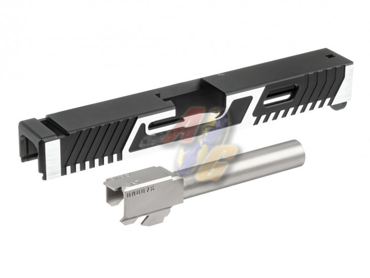 --Out of Stock--Gunsmith Bros G Style TTI 17 Slide Set ( Silver Barrel/ 2 Tone Slide ) - Click Image to Close