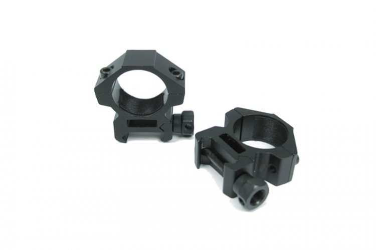 King Arms 25mm Low Mount Rings - Click Image to Close