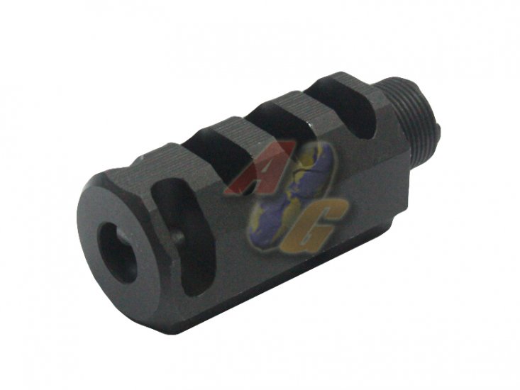 Bell Metal Compensator For Bell, Tokyo Marui, WE 1911 Series GBB ( Black ) - Click Image to Close