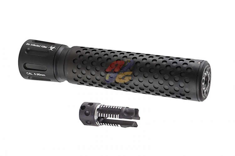 --Out of Stock--G&P BIO Infected Silencer ( BK, 14mm+ ) - Click Image to Close