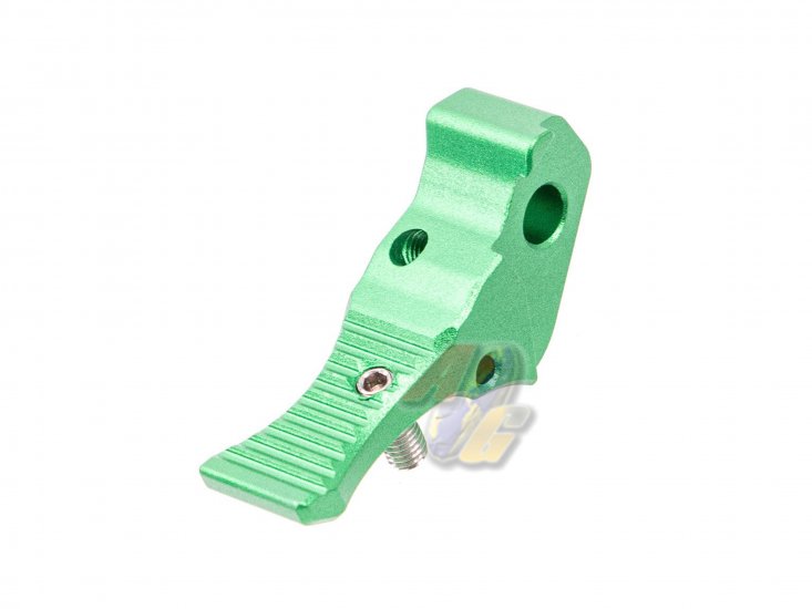 CTM Fuku-2 CNC Aluminum Adjustable Trigger For Action Army AAP-01/ WE G Series GBB ( Green ) - Click Image to Close