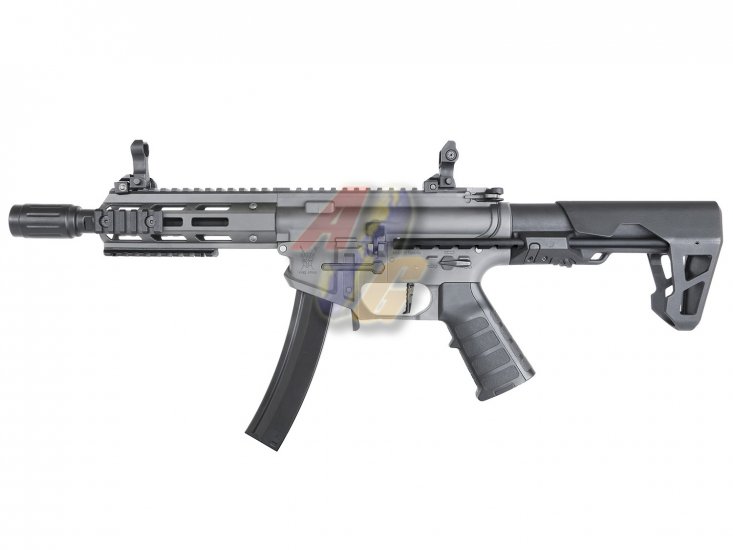 --Out of Stock--KING ARMS PDW 9mm SBR M-Lok AEG ( Grey ) - Click Image to Close