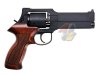 Marushin Mateba 5 inch Gas Revolver ( Matt Black, Heavy Weight, Wood Grip )