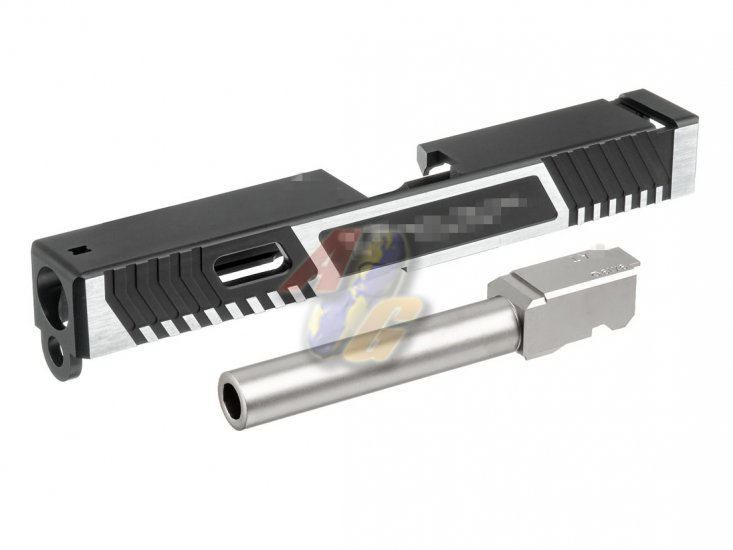 --Out of Stock--Gunsmith Bros G Style TTI 17 Slide Set ( Silver Barrel/ 2 Tone Slide ) - Click Image to Close