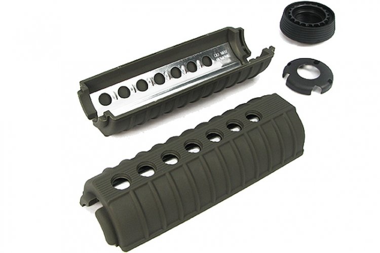 --Out of Stock--King Arms M4A1 Handguard Set For M4 Series AEG ( OD ) - Click Image to Close