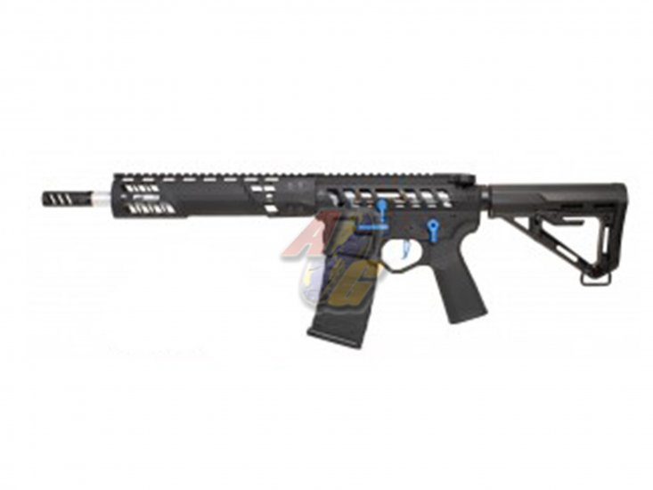 EMG F1 Firearms UDR C7M AEG ( Black/ Blue ) ( by APS ) - Click Image to Close