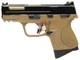 WE Toucan S AUTO T3 B with Hold GBB ( BK Slide, GD Barrel, TAN Frame )