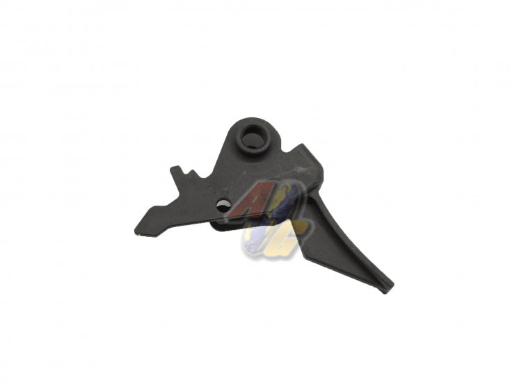 BOW MASTER CNC Steel Flat Trigger For Umarex/ VFC MP5 Series GBB ( Type A/ 3 Burst ) - Click Image to Close