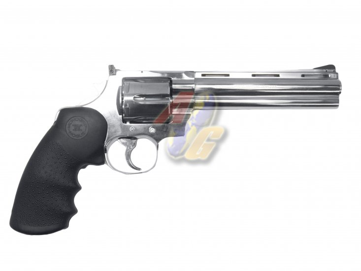 --Out of Stock--AGT Stainless Steel .357 6" Gas Revolver - Click Image to Close