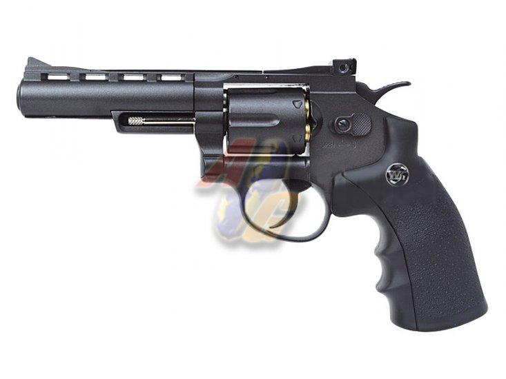 --Out of Stock--GUN HEAVEN 4 inch Magnum CO2 Revolver ( 6mm/ Black ) - Click Image to Close