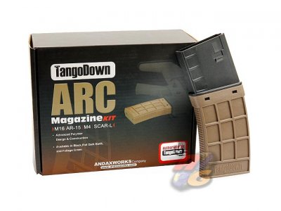 Andax Tango Down ARC Magazine Shell Box Set For WE M4 Magazine ( DE, 6 Pcs ) *