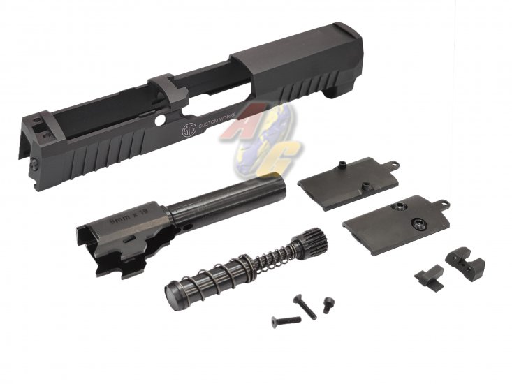 --Out of Stock--Mafioso Airsoft CNC Steel P320AXG Scorpion Slide Set For SIG AIR/ VFC P320 M17/ M18 GBB ( BK ) - Click Image to Close