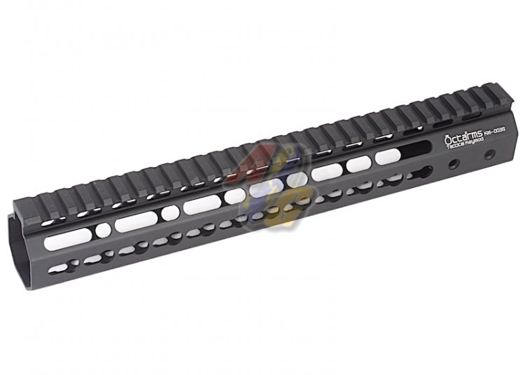 ARES Octarms 12 Inch Tactical KeyMod System Handguard Set ( Black ) - Click Image to Close