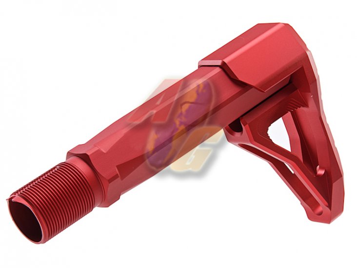 --Out of Stock--Airsoft Surgeon B5 Stock with Stock Tube For M4 Series GBB ( Red ) - Click Image to Close