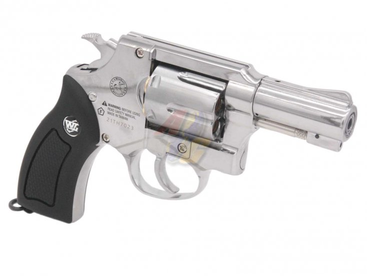 WG Sheriff 731 Sheriff M36 2.5 inch Co2 Revolver ( SV/ BK Grip ) - Click Image to Close