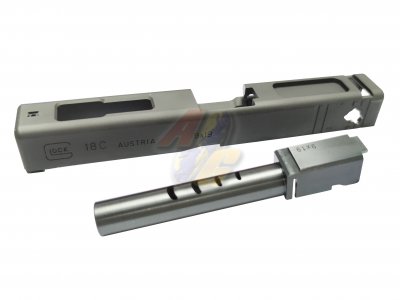 --Out of Stock--Shooters Design H18C Gas Blowback Aluminum Slide (Titanium)