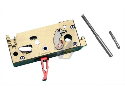 --Out of Stock--EMG MWS CNC Adjustable Trigger Box ( Strike Industries Trigger/ Red ) ( by G&P )