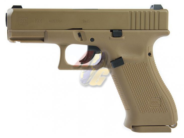 Umarex/ WG Glock 19X Co2 Fixed Slide Gas Pistol ( 6mm ) - Click Image to Close