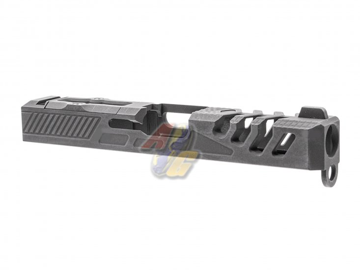 EMG F1 Firearms Metal Slide For APS BSF Series GBB ( Black/ by APS ) - Click Image to Close