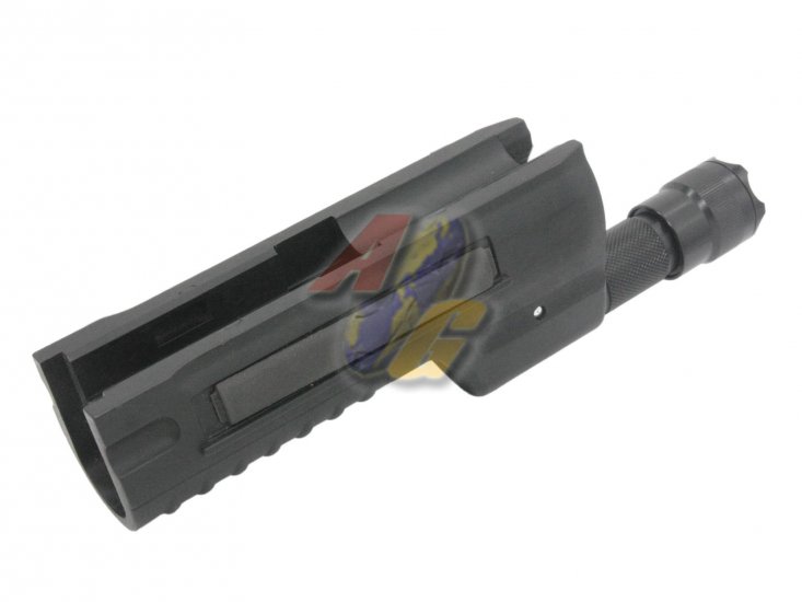 G&P Shotgun Handguard With T8 Tactical Light For Maruzen M870 Gas Series - Click Image to Close