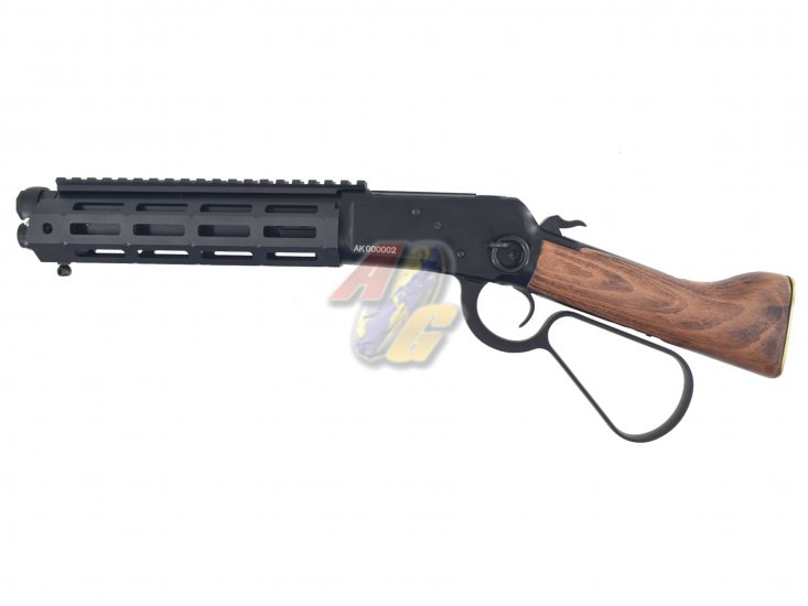 --Out of Stock--A&K M-Lok M1873 Sawed-Off Gas Rifle ( Real Wood/ Black ) - Click Image to Close