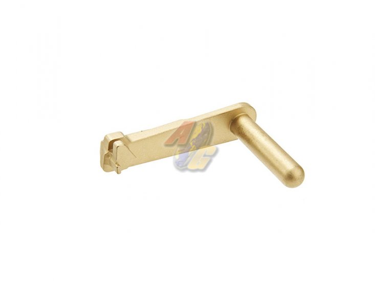 5KU Stainless Steel Slide Stop For Tokyo Marui Hi-Capa Series GBB ( Gold/ Type 5 ) - Click Image to Close