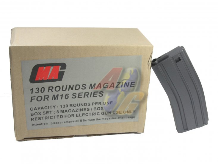 MAG 130 Rounds Magazine For M16 Series ( Box Set ) - Click Image to Close