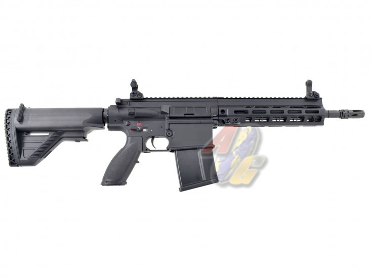 Golden Eagle 417 SMR 9.5 M-Lok Full Metal AEG with Mosfet ( Black ) - Click Image to Close
