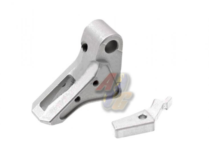 --Out of Stock--Ready Fighter FI Style CNC Aluminum Trigger For G Series GBB ( Silver ) - Click Image to Close