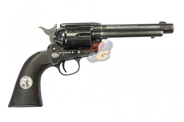 --Out of Stock--Umarex SAA Co2 Airsoft Revolver ( JOHN WAYNE DUKE WEATHERED/ 4.5mm ) - Click Image to Close