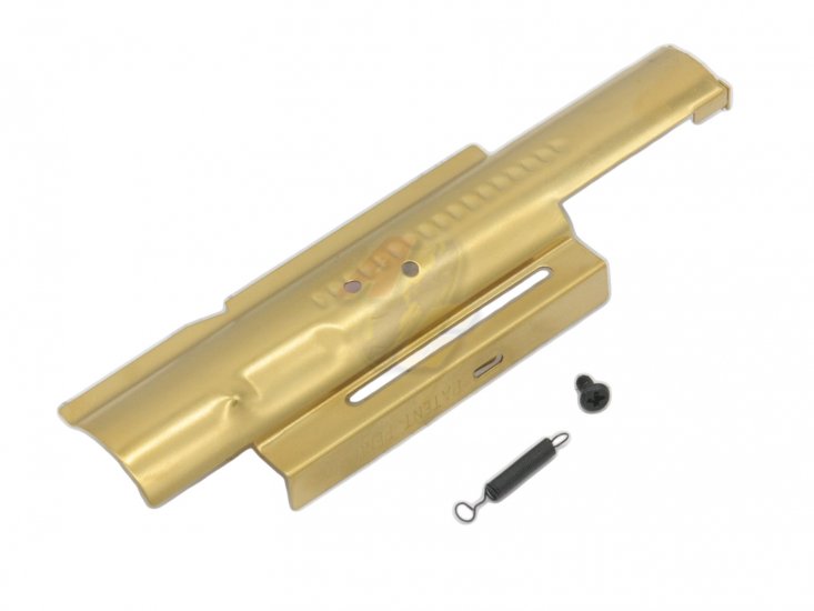 APS Recoil Plate Cover For APS M4/ M16 EBB ( Gold ) - Click Image to Close