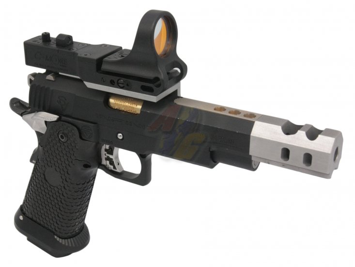 AG Custom Hi-Capa GBB Pistol with FPR Hybrid Aluminum Kit with Scope - Click Image to Close