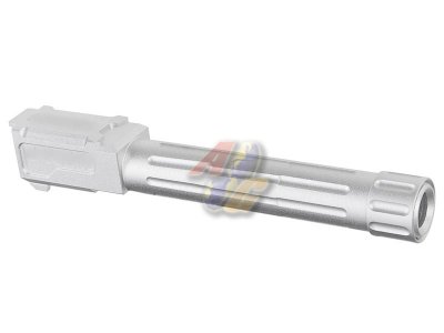 --Out of Stock--5KU Aluminum 9INE Threaded Barrel For Tokyo Marui G19 GBB ( 14mm-/ Silver )