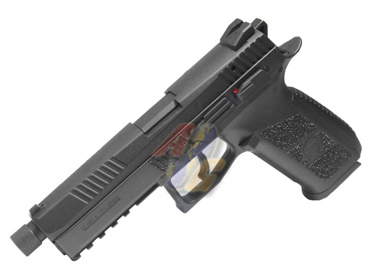 KJ Works CZ P-09 GBB with 14mm CCW Thread Barrel ( ASG Licensed/ Gas Version ) - Click Image to Close