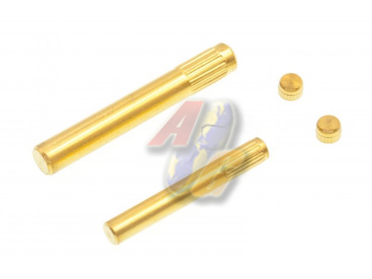 GunsModify Stainless Steel Pin Set For Tokyo Marui G Series GBB ( Gold - Tin-Nitride ) - Click Image to Close
