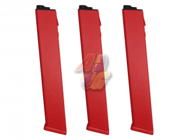 --Out of Stock--Classic Army Nemesis X9 120rds Magazine ( Red/ 3pcs ) - Click Image to Close