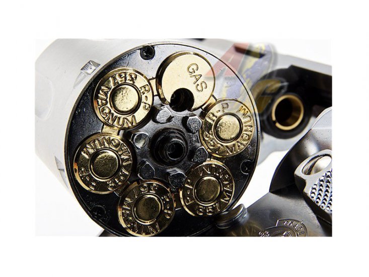 --Out of Stock--Tanaka Smolt Revolver 6 inch Stainless Gas Revolver ( Ver.3 ) - Click Image to Close