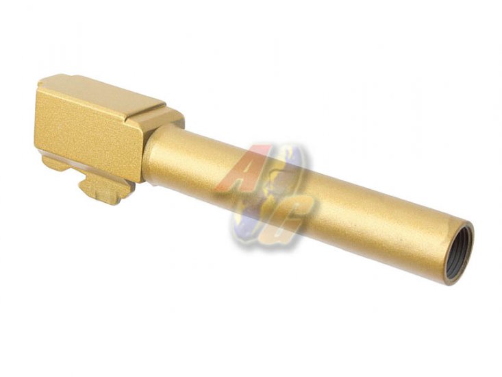 APS Golden 3 Inch Outer Barrel For APS DRAGONFLY, APS, Tokyo Marui, G17 Series GBB ( Gold ) - Click Image to Close