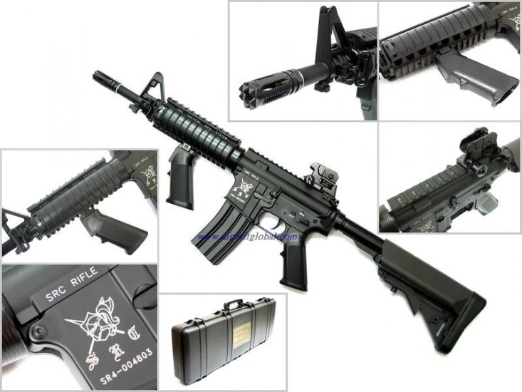 --Out of Stock--SRC M4 CQB Full Metal - 2nd Version ( With Battery ) - Click Image to Close