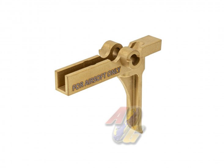 C&C AT* Flat Style Trigger For VFC M4 Series/ APFG MPX-K, MCX GBB ( Gold ) - Click Image to Close