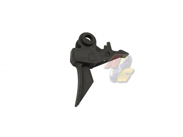 BOW MASTER CNC Steel Flat Trigger For Umarex/ VFC MP5 Series GBB ( Type A/ 3 Burst ) - Click Image to Close