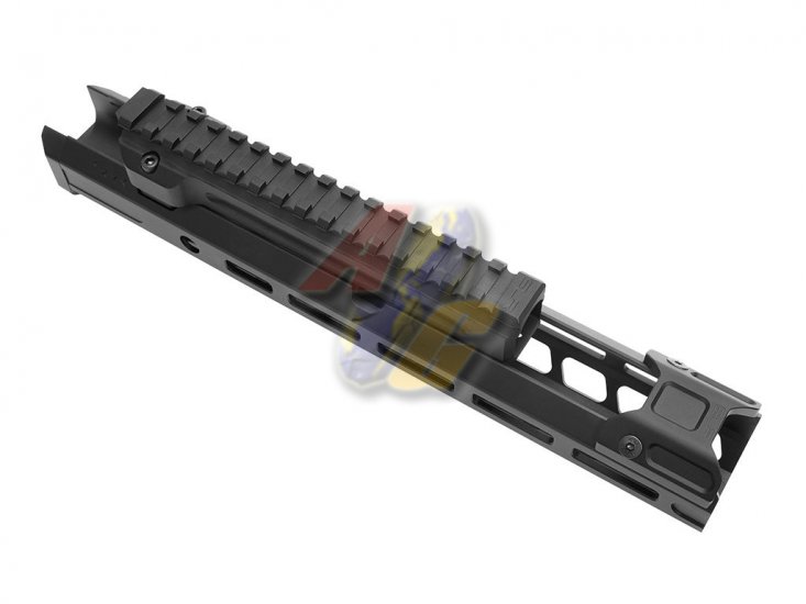 --Out of Stock--SLR Airsoftworks 11.2" Light M-Lok EXT Extended Handguard Rail For Tokyo Marui AKM GBB ( Black ) ( by DYTAC ) - Click Image to Close