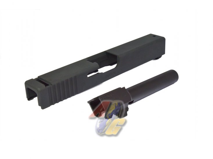 Guarder Aluminum Slide with Steel Barrel Set For Tokyo Marui H17/ H22 Series GBB ( 2018 Version/ BK ) - Click Image to Close