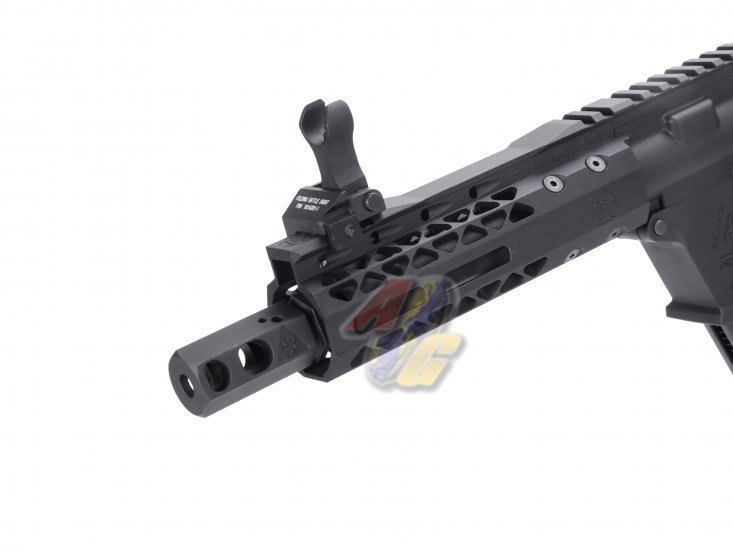 King Arms BlackRain Ordnance 9mm SBR GBB ( BK ) - Click Image to Close