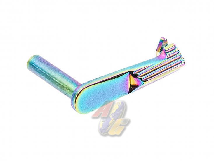 --Out of Stock--SAVIA CNC Steel Infinity Style Slide Lock For Tokyo Marui Hi-Capa Series GBB ( Rainbow ) - Click Image to Close