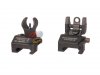 --Out of Stock--V-Tech TY Style BUIS Flip Up Sight Set ( BK )