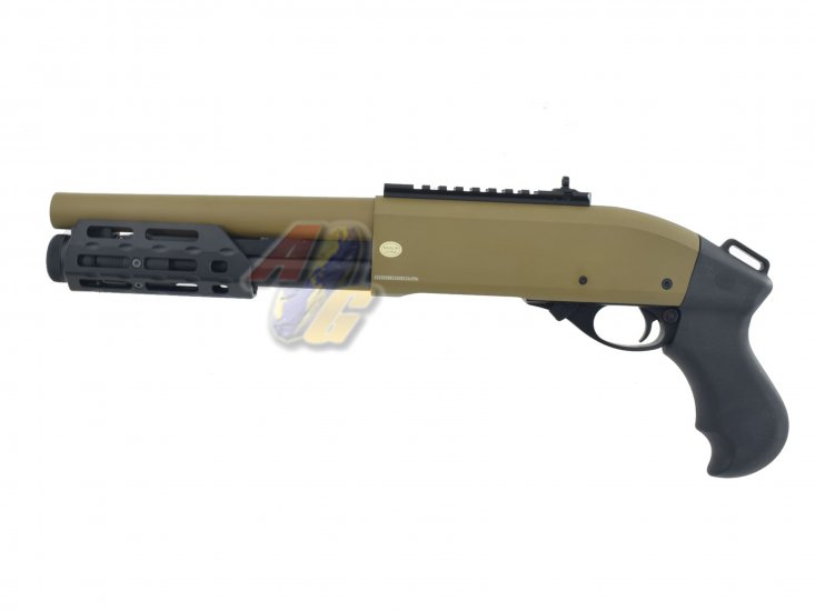 --Out of Stock--Golden Eagle M-Lok M870 Compact Gas Shotgun ( Tan ) - Click Image to Close