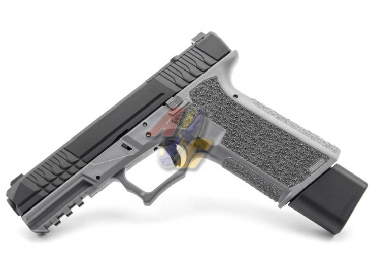 JDG Polymer80 Licensed P80 PFS9 GBB Pistol with RMR Cut ( Gray ) - Click Image to Close