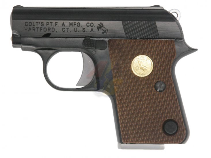 Cybergun/ WE Colt.25 GBB Pistol with Marking ( Black ) - Click Image to Close